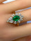Bague 57 Bague BOUCHERON Emeraude Diamants 58 Facettes AB137