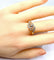 Bague 51 Bague toi et moi or et diamants, vers 1900 58 Facettes AB384