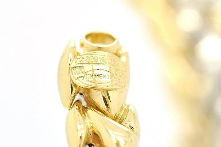 Boucles d'oreilles Boucles d'oreilles Chimento en or jaune et blanc 58 Facettes 13702