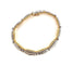 Bracelet Bracelet en or blanc et jaune avec diamants 58 Facettes