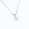 Collier Collier avec pendentif rosette en or blanc 18k et diamants 58 Facettes 159/24R