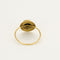 Bague 56 Bague vintage or jaune et Onyx 58 Facettes