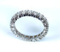 Bague 52 Alliance or blanc, diamants 1,50 carat 58 Facettes AB464