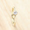 Bague 55 Solitaire en or jaune avec diamant taille brillant 58 Facettes 130003