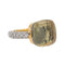 Bague 52 Pomellato Bague Nudo Or rose Prasiolite, Diamant 58 Facettes 4174060RV