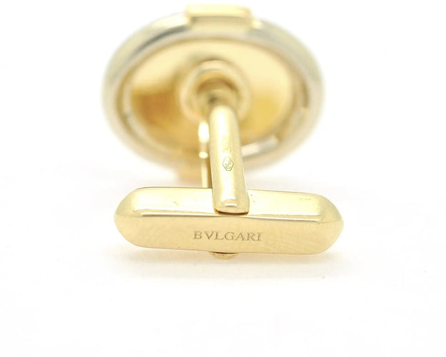 Boutons de manchette Boutons de manchette Bulgari en or jaune 58 Facettes 13055