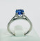 Bague 55 Solitaire en or blanc avec tanzanite 58 Facettes 50122