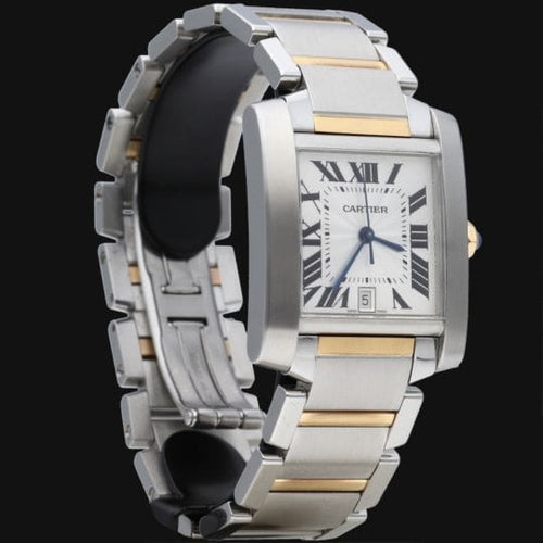 Montre Cartier Montre Tank Francaise Gm 58 Facettes MT43986