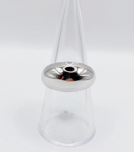 Bague 56 Bague art déco bombé dôme or blanc 58 Facettes A04310