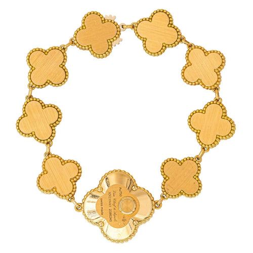 Montre Van Cleef & Arpels  Montre Sweet Alhambra Or jaune Diamant, Nacre 58 Facettes 4668036RV