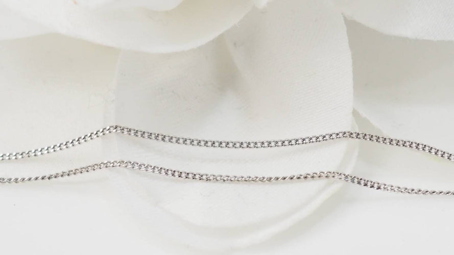 Collier Collier en or blanc, tanzanite et diamants 58 Facettes 32628