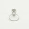 Bague 53 Bague en or blanc et Aigue-Marine 58 Facettes BIA1034