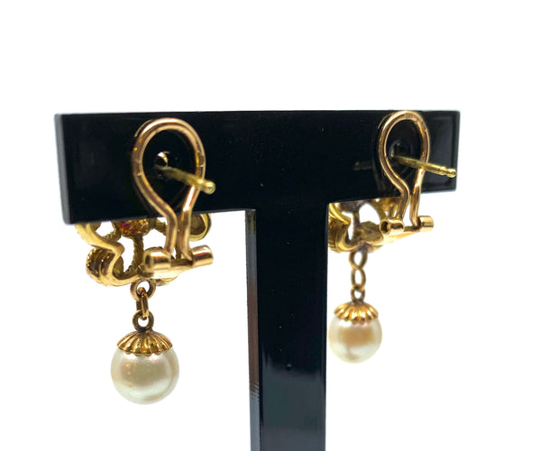 Boucles d'oreilles Paire de boucles d’oreilles en or 18 carats 58 Facettes