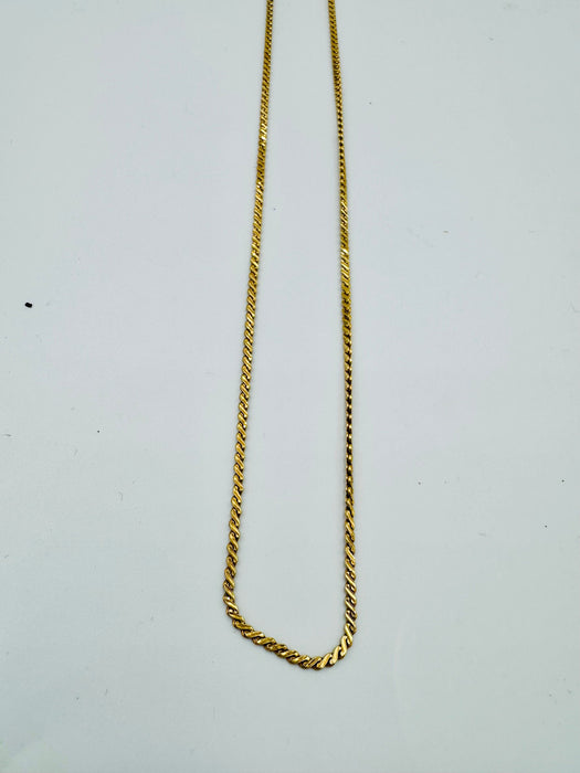 Collier Chaîne or jaune 58 Facettes