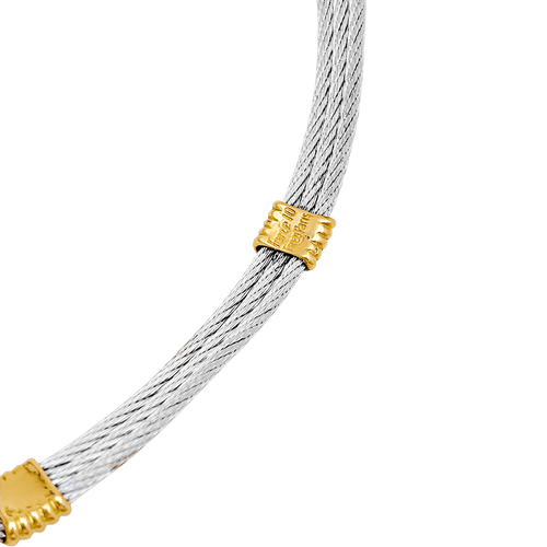 Collier Collier Fred vintage "Force 10", or jaune, acier. 58 Facettes 34733