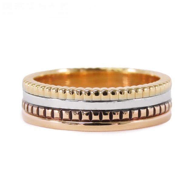 Bague BOUCHERON - Bague Quatre en trois ors et PVD marron 58 Facettes