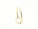 Bague 53 Bague Transparence Or jaune 58 Facettes 578910RV