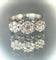 Bague 60 Bague trio de fleurs or blanc diamants 58 Facettes