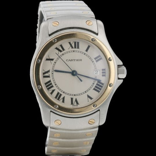 Montre Cartier Montre Santos Ronde 58 Facettes MT42873