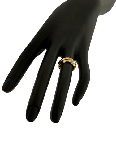 Bague 50 Bague Trinity de Cartier triple or 58 Facettes