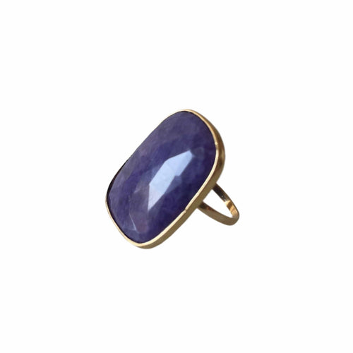 Bague Bague Améthyste Plate 58 Facettes