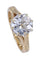 Bague 50 SOLITAIRE DIAMANT 1.60 CARAT 58 Facettes 086021