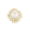 Bague 52 CARL BUCHERER - Importante bague cocktail en or jaune, perle des Mers du Sud, diamants 58 Facettes