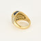 Bague 54 Bague en or jaune, saphirs et diamants 58 Facettes B250464