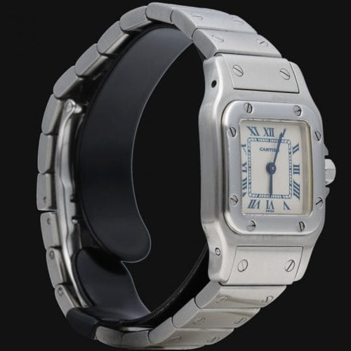 Montre Cartier Montre Santos Galbée Pm 58 Facettes MT42439