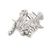 Boucles d'oreilles Boucles d'oreilles en or blanc avec diamants 58 Facettes