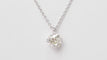 Collier Collier solitaire en or blanc et diamant 1,40ct 58 Facettes 32247