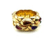 Bague 55 CHOPARD. Collection "Casmir", bague or et pierres de couleur 58 Facettes