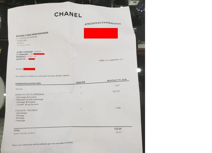 Bague 50 bague CHANEL alliance or blanc 18k 3.4gr et diamants 2.65ct 58 Facettes 246351