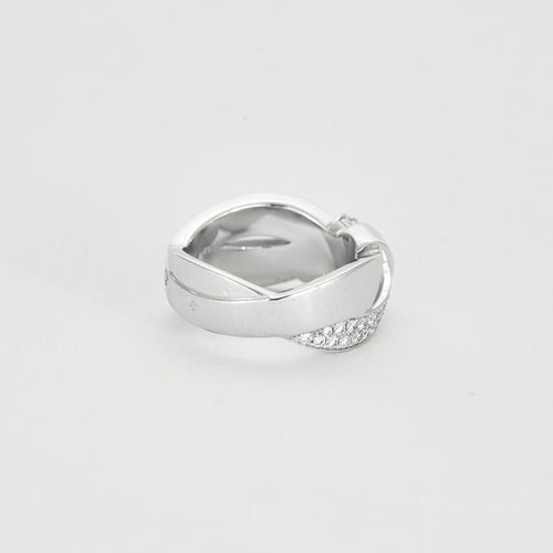 Bague 49 CHAUMET - Bague Liens Séduction en or blanc et diamants 58 Facettes