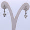 Boucles d'oreilles Boucles d'oreilles en platine et or jaune avec diamants 58 Facettes