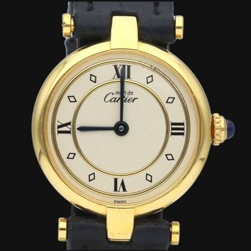 Montre Cartier Montre Must De Cartier Vermeil 58 Facettes MT41189