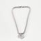 Collier POIRAY- Pendentif or blanc et diamants et chaîne en or blanc 58 Facettes 250360