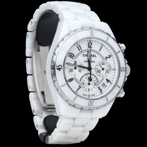 Montre Chanel Montre J-12 Chronograph Automatic Ceramic 58 Facettes MT44647