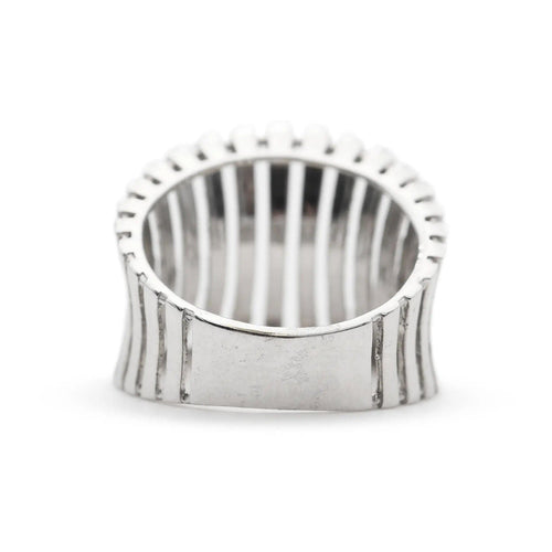 Bague bague en or blanc 58 Facettes 7806