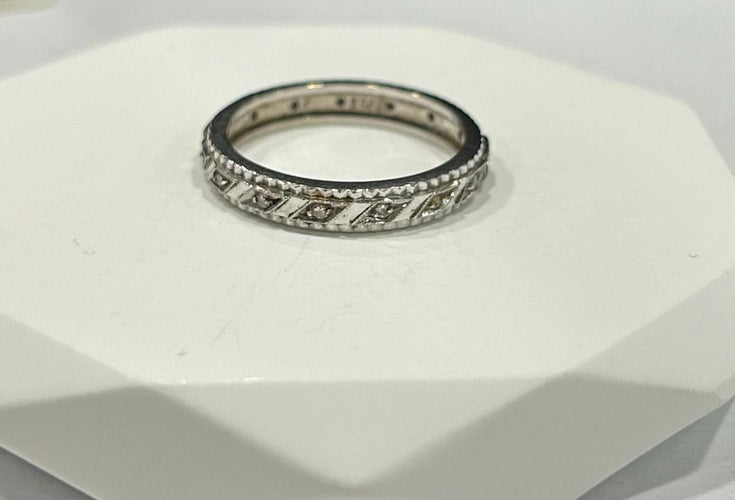 Bague Alliance or jaune diamants 58 Facettes LP367/10