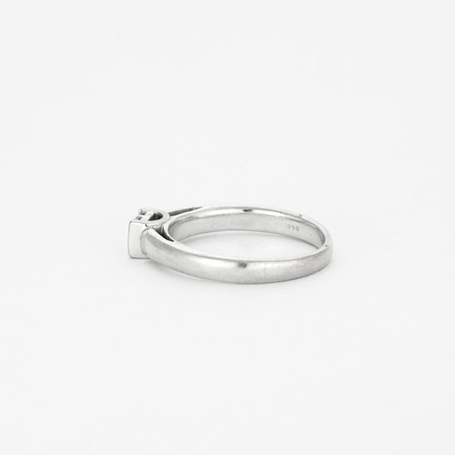 Bague 56 Bague jonc or gris pavage diamants 58 Facettes GU47