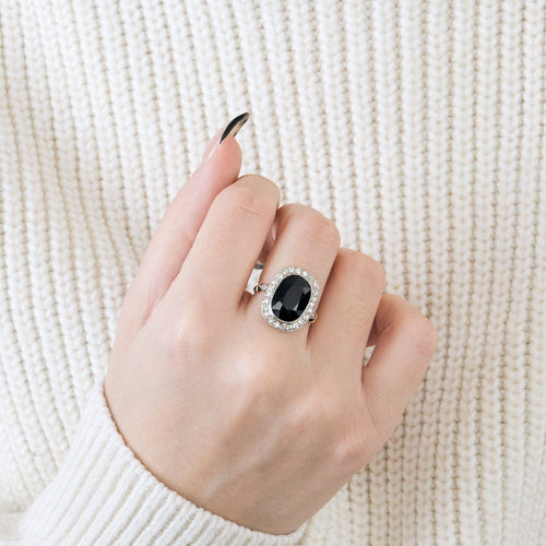 Bague Bague Pompadour Art Déco Saphir 58 Facettes