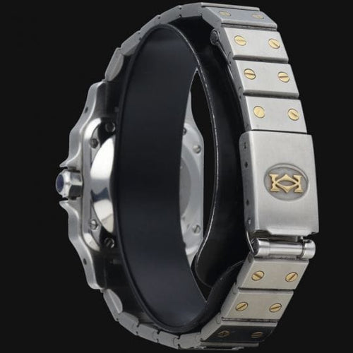 Montre Cartier Montre Santos Dame Or Jaune 18K Et Acier 58 Facettes MT42477