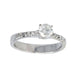 Bague 49 Bague or blanc & diamant 58 Facettes 4043