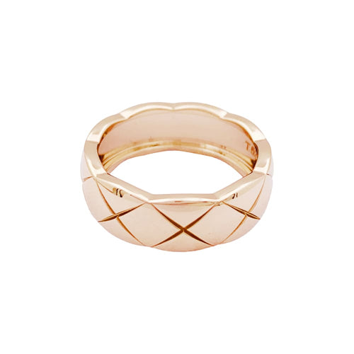 Bague 52 Bague Chanel, "Coco Crush", or rose. 58 Facettes 35197