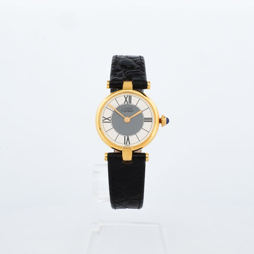 Montre CARTIER - Montre Must Vendôme - Grey white dial - SM 58 Facettes