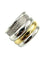 Bague 54 POMELLATO. Collection "Tubolare", bague 2 ors 18K et diamants 58 Facettes