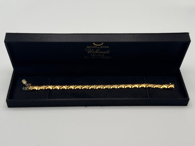 Bracelet Bracelet en or jaune 18 carats. 58 Facettes