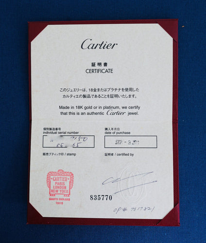 Bague 50 Bague Cartier Solitaire 1895, diamant rond de 0,35 carat, certifié GIA, couleur E/VVS2 58 Facettes