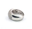 Bague 56 Bague en or blanc avec diamants 58 Facettes